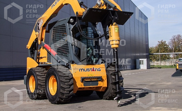 Гидробур Delta RD5 на мини-погрузчик