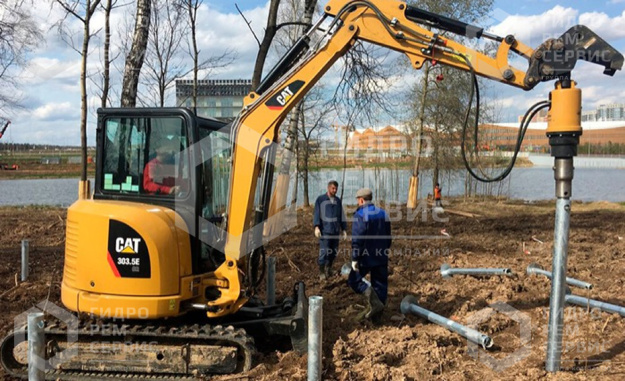 Delta RD3 на мини-экскаватор