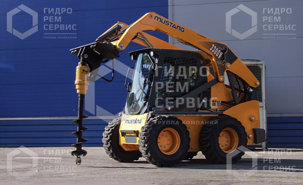 Гидробур Delta RD5 на мини-погрузчик