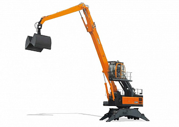 Экскаватор-перегружатель (промышленный перегружатель) на колесном ходу E350WH