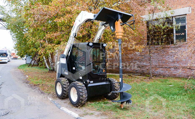 Гидробур Delta RD5 на мини-погрузчик