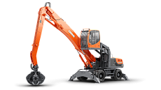 Колесные экскаваторы-перегружатели