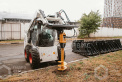 Гидробур Delta RD5 на мини-погрузчик