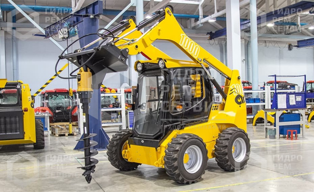 Гидробур Delta RD5 на мини-погрузчик