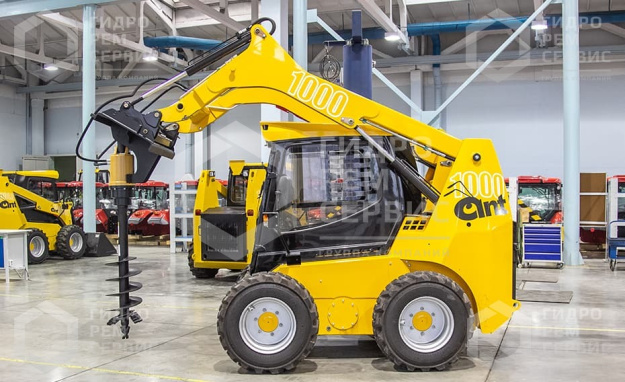 Гидробур Delta RD5 на мини-погрузчик