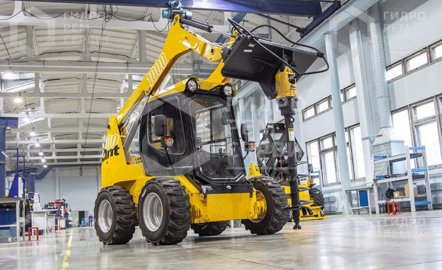 Гидробур Delta RD5 на мини-погрузчик